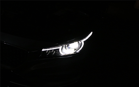 改裝案例-名爵6車燈改裝升級LED雙光透鏡