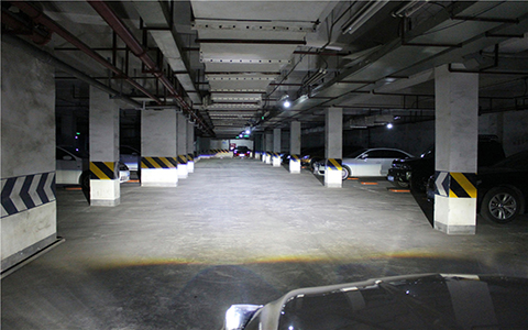 成都天一車燈格界LED雙光透鏡近光效果實拍